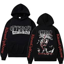 Trconk Kapuzenpullover Zillakami Mode Bedruckt Kapuzenpullover Langärmelig Männer Frauen Hip Hop Harajuku Lässig Lose Streetwear Pullover Sweatshirt Oberteile-Black||XXS von Trconk