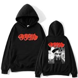 Trconk Rapper Mf Doom Neutral Lose Pullover Kapuzenpullover Männer Frauen Lässig Übergröße Sweatshirt Einzigartig Langärmelig Oberteile Straßenkleidung-Black||XXS von Trconk