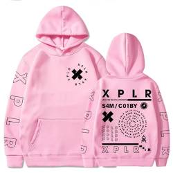 Trconk Sam and Colby XPLR Merch 2D Kapuzenpullover Männer/Frauen Unisex Paar Hoodies Mode Langarm Sweatshirts Bedruckte Lässige Pullover Tops XXS-4XL-Black||XXS von Trconk