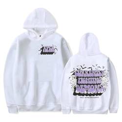 Trconk Sam and Colby XPLR Merch Kapuzenpullover Unisex Bedruckte Langarm Tops Männer Frauen Hoodie Mode Sweatshirt Streetwear Kleidung XXS-4XL-White||S von Trconk