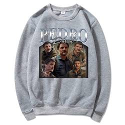 Trconk Sweatshirts Pedro Pascal Bedruckt Mode Sweatshirts Langärmelig Retro Kapuzenpullover Bequem Neutral Pullover Pullover Oberteile-Black||XXS von Trconk