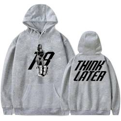 Trconk Tate McRae Think Later Tour Merch Kapuzenpullover Herren Damen Mode Casual Langarm Sweatshirts Übergröße Einzigartige Pullover Hoodies XXS~4XL-Black||XXS von Trconk