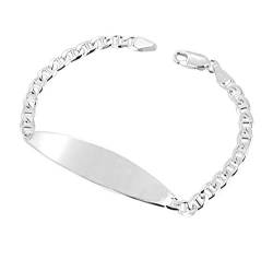 Treasure Bay Damen massiv 925 Sterlingsilber Bar Kette Armband von Treasure Bay