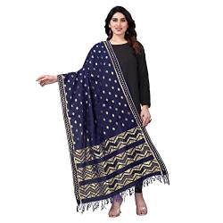 TreegoArt Fashion Damen Rasal Net Indian Dupatta Stole Chunni Schal -(Navy Blue) von TreegoArt Fashion