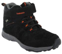 Treksta 17041Kj0835 - Treeking Junior Hiking Mid GTX - Junior Farbe: Black-Orange - Größe: 35 von Treksta