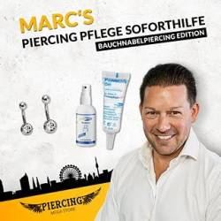 MARC'S PIERCING PFLEGE SOFORTHILFE BAUCHNABEL von Trend Agent