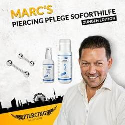 MARC'S PIERCING PFLEGE SOFORTHILFE ZUNGE von Trend Agent