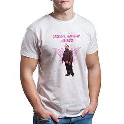 Funny Robert Pattinson Twilight Gaslight Meme Weißes T-Shirt für Herren Size M von Trend Creators