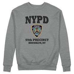 Trend Creators Brooklyn 99 NYC Police Nine Nine Grauer Unisex Pullover Sweatshirt Size XL von Trend Creators