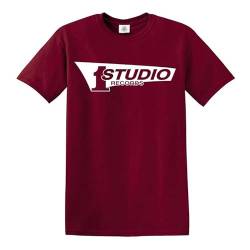 Trend Gear Studio 1 One T-Shirt Jamaican SKA Reggae Rocksteady Retro Records Herren Top, Kastanienbraunes T-Shirt mit weißem Aufdruck, L von Trend Gear
