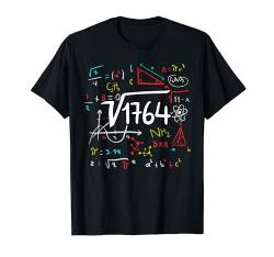 42. Geburtstag Wurzel aus 1764 = 42 Jahre Geburtstag Mathe T-Shirt von Trendige Quadratwurzel Mathe Geburtstags Designs