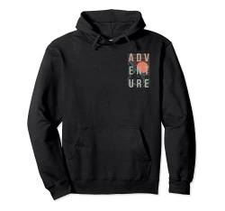 Adventure Square Lines Front Back Pullover Hoodie von Trendy Apparel