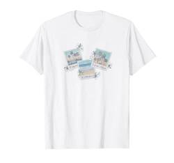 Beachy Polaroids T-Shirt von Trendy Apparel