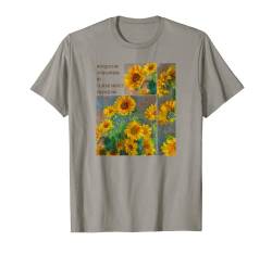 Bouquet Of Sunflowers By Claude Monet France 1881 Painting T-Shirt von Trendy Apparel