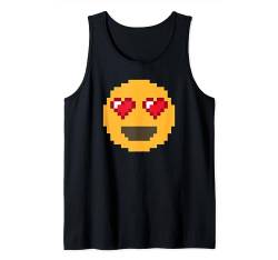 I Love It Emoticon Pixel Art Tank Top von Trendy Apparel