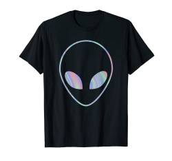 Trendy Alien Holographic Big Face T-Shirt von Trendy Apparel