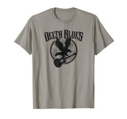 Trendy Delta Blues Eagle Playing Guitar American Rock T-Shirt von Trendy Apparel