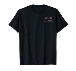 Trendy Good Karma Pocket Text T-Shirt von Trendy Apparel