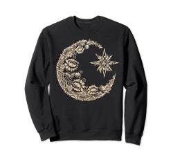 Trendy Lace Moon With Star Sweatshirt von Trendy Apparel