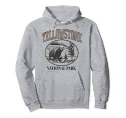 Yellowstone National Park Bear Circle Pullover Hoodie von Trendy Apparel