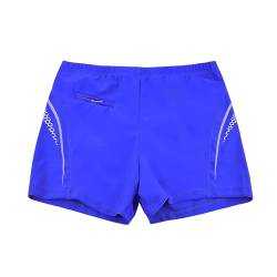 Herren Badeshorts Sport-Bademode Schnell Trocknende Herren Bademode Trunks Badehose Pants (M, LA588-Blue) von Trendy Boy