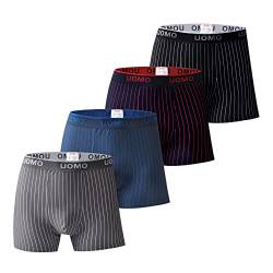Trendy Boy Herren-Boxershorts Uomo Unterwäsche mit Premium-Baumwolle Large Y Front – 4er-Pack Mehrfarbiges italienisches Design Ultra Soft (5602, M) von Trendy Boy