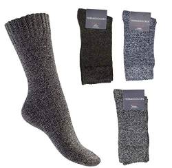Trendyshop365 6 Paar Thermo Baumwollsocken für Herren Wolle Winter-Socken Thermosocken (43-46) von Trendyshop365