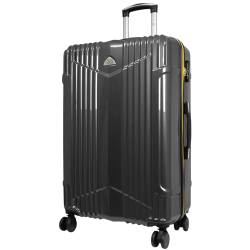 Trendyshop365 Reise-Koffer groß Hartschale Daytona 78cm 90 Liter 4 Rollen Zahlenschloss Anthrazit von Trendyshop365