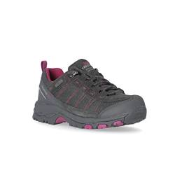 Trespass Damen Scree Trekking-& Wanderhalbschuhe, Schwarz (Castle CSL) von Trespass