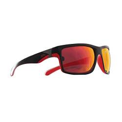 Trespass Drop Sonnenbrille (Einheitsgröße) (Schwarz/Rot) von Trespass