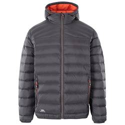 Trespass Herren Daunenjacke Whitman II (L) (Dunkelgrau/Dunkel Orange) von Trespass