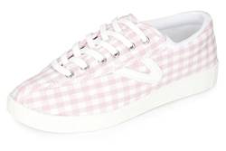 TRETORN Damen Nyliteplus Canvas Sneakers Schnürschuhe Casual Tennis Schuhe Klassischer Vintage Stil, rosa kariert von Tretorn