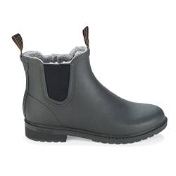 Tretorn CHELSEA CLASSIC WINTER Kurzschaft Gummistiefel Wasserdicht Natürliches Gummi Unisex, Schwarz - Größe: 45 von Tretorn