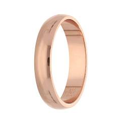 Treuheld® 925 Sterling Silber Ring | Roségold | Ringgröße 48 | Breite 5mm | Damen & Herren | glänzend | Freundschaftsring Verlobungsring Ehering von Treuheld