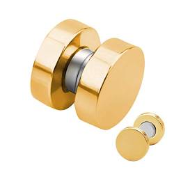 Treuheld Magnet Fake Plug - Stahl - Gold [3.] - 10 mm von Treuheld