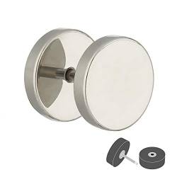 Treuheld Piercing Fake Plug - Silber [1.] - 1.2 x 4 mm von Treuheld