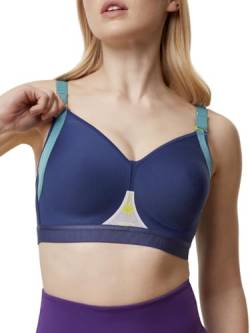 TriAction Damen Triaction Gravity Lite Ex Sports Bra, Twilight Blue, 85A EU von TriAction