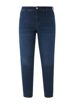 Große Größen: Skinny Jeans aus Hyperflex-Denim, mit Shaping-Effekt, blue Denim, Gr.52 von Triangle