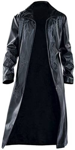 Tribal Coat Männer Kunstledermantel schwarz XL 55% Polyurethan, 45% Viskose Undefiniert Industrial von Tribal Coat