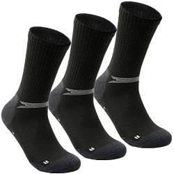 Wandersocken für Herren, Damen, 3 Paar, Trekking-Socken, Atmungsaktiv, Funktionssocken, Arbeitssocken, Coolmax Laufsocken, Sportsocken (43-46) von Tricetops