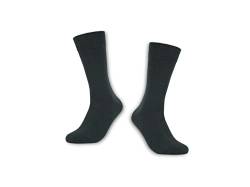 Trichter 6 Paar Business Anzug-Socken Herren bequem Atmungsaktiv Strümpfe Männer Schwarz (Schwarz 47-50) von Trichter