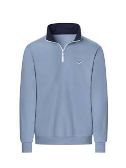 TRIGEMA Herren 674813119 Sweatshirt, Perlblau, L von Trigema