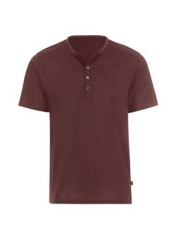 TRIGEMA Herren T Shirt mit Knopfleiste in Deluxe Single-Jersey Qualität - klassisch geschnitten (Regular Fit) - Rundhals Ausschnitt - auch in Oversize - 637204 von Trigema
