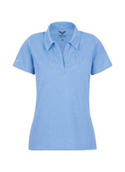 Trigema Damen 521612 Poloshirt, Blau (Horizont), 2XL von Trigema