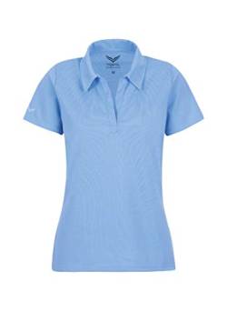 Trigema Damen 521612 Poloshirt, Blau (Horizont), M von Trigema