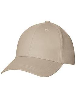 Trigema Damen Baseballmütze Baseball Cap, Beige (Sand 125), One Size (Herstellergröße: 900) von Trigema