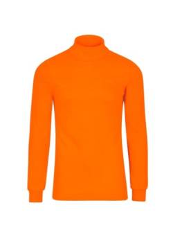 Trigema Damen Rollkragenpullover 585010, Orange (Leuchtorange 266), 40 (Herstellergröße: M) von Trigema