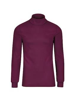 Trigema Damen Rollkragenpullover 585010, Rot (Sangria 089), 52 (Herstellergröße: XXL) von Trigema