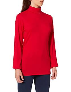 Trigema Damen Rollkragenpullover 585010, Rot (kirsch 036), 40 (Herstellergröße: M) von Trigema