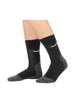 Trigema Herren 607056 Sportsocken, Schwarz, 36/37 (Herstellergröße: 36-38) von Trigema